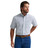 Wrangler Mens Classic White and Teal Stripe One Pocket Short Sleeve Button Down Shirt