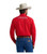 Wrangler Mens Americana Red Logo Long Sleeve Western Snap Shirt