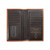 Ariat Men's Brown Leather Embossed Diamond Pattern & Logo Rodeo Wallet