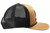 Ariat Men's Tan & Black 3D Embroidered Logo Mesh Snapback Hat