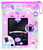 Hot Focus Toddler LCD Sweets Pink Drawing Pad with Vinyl Stickers