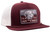 Lazy J Ranch Maroon & White Red Rock Classic Rope Trucker Hat