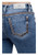 Miss Me Womens Mid Rise Braided Trim Pocket Straight Leg Jeans