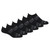 Saucony Mens Mesh Ventilating Comfort Fit Performance Tab Liner Socks - 6 Pack