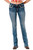 Grace In LA Womens Mid Rise Western Bootstitch Pocket Bootcut Jeans