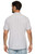 Threadgrit Men's Light Grey Geo Print Adams Short Sleeve Performance Western Snap Shirt