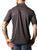Kimes Ranch Mens Fletcher Black Performance Short Sleeve Polo Shirt