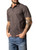 Kimes Ranch Mens Burel Black Paisely Performance Short Sleeve Polo Shirt