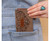 Wrangler Womens Khaki Floral Tooled PU Leather Card Holder Wallet