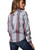 Kimes Ranch Womens Kai Blue Multi-Stripe Long Sleeve Western Snap Shirt