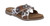 Very G Womens Betsy Cream Tan Cross Strap Open-Toe Sandals