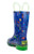 Western Chief Boys Blue Fish On Lighted Mid Rain Boots