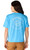 Carhartt Women's Tranquil Blue TENCEL Fiber Series Loose Floral Short Sleeve T-Shirt