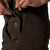 Carhartt Men's Dark Brown Loose Fit Washed Duck Insulated Bib Overall
