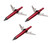Allen Company Stryke Therm-X 100-Grain Expandable Broadheads Red and Black - 3 Pack