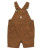 Carhartt Boys Infant/Toddler Carhartt Brown Loose Fit Canvas Shortalls
