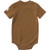 Carhartt Boys Infant Brown Farm Tractor Short Sleeve Bodysuit