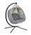 Flower House Hanging Pumpkin 2-Person Loveseat Chair With Stand