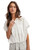 Wishlist Apparel Womens White Soft Pressed Short Sleeve Button Up Blouse