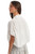 Wishlist Apparel Womens White Soft Pressed Short Sleeve Button Up Blouse
