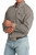Cinch Men's Brown Diamond Print ArenaFlex Button Down Long Sleeve Shirt