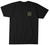 Howitzer Men's Black Howitzer Slant Flag Short Sleeve Graphic T-Shirt