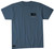 Howitzer Men's Steel Blue Proud To Be An American Short Sleeve Graphic T-Shirt