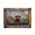 Sutton Home Highland Cow Picture Wood & Metal Wall Frame