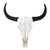 Sutton Home White & Black Horned Skull Classic Wall Decor