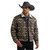 Wrangler Mens Tan Southwestern Print Sherpa Lined Long Sleeve Trucker Jacket