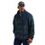 Wrangler Mens Blue Western Mixed Sherpa Zip Up Long Sleeve Jacket