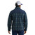 Wrangler Mens Blue Western Mixed Sherpa Zip Up Long Sleeve Jacket