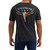 Wrangler Mens Black Vivan Los Vaqueros Short Sleeve Graphic T-Shirt