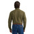 Wrangler Mens George Strait Green Prairie Long Sleeve One Pocket Western Button Down Shirt