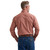 Wrangler Mens George Strait Rust Canyon Long Sleeve Western Snap Shirt