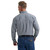 Wrangler Mens George Strait Blue Nightfall Micro Print Long Sleeve One Pocket Western Button Down Shirt
