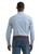 Wrangler Mens White Blue Diamond Retro Premium Long Sleeve Western Snap Shirt