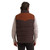 Wrangler Mens Brown Two-Tone Corduroy Trim Vest
