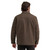 Wrangler Mens Brown Reversible Solid and Southwestern Print Long Sleeve Jacket