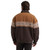 Wrangler Mens Brown Checotah Aztec Western Long Sleeve Bomber Jacket