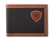 Nacona Mens Black Boot Stitch Leather Rodeo Wallet