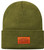 Troll Co. Military Green Barricade Woven Label Cuffed Beanie
