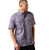 Ariat Men's Dark Denim Printed Western VentTEK Short Sleeve Snap Shirt