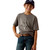 Ariat Boys Smoked Pearl Ariat Desert Badge Tradition Short Sleeve Graphic T-Shirt