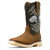 Ariat Men's Distressed Brown & Storm Activator Live Free Wide Square Toe Work Boot