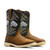 Ariat Men's Distressed Brown & Storm Activator Live Free Wide Square Toe Work Boot