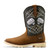 Ariat Men's Distressed Brown & Storm Activator Live Free Wide Square Toe Work Boot