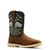 Ariat Men's Distressed Brown & Storm Activator Live Free Wide Square Toe Work Boot