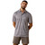 Ariat Men's White All Over Geo Print Short Sleeve Polo Shirt