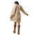 Ariat Women's Boots "n" Roses Tan Rose 3/4 Sleeve Rosie Dress